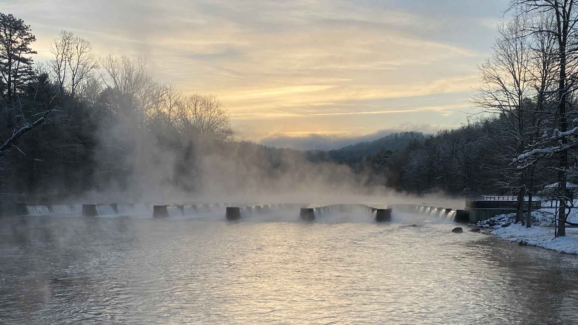 South Holston River in the Winter